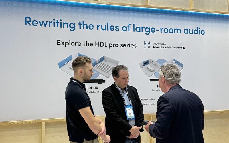 Nureva rewriting the rules of large-room audio at ISE 2025
