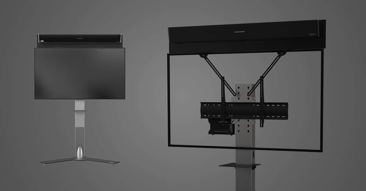 Axeos display mount for Nureva HDL310 system