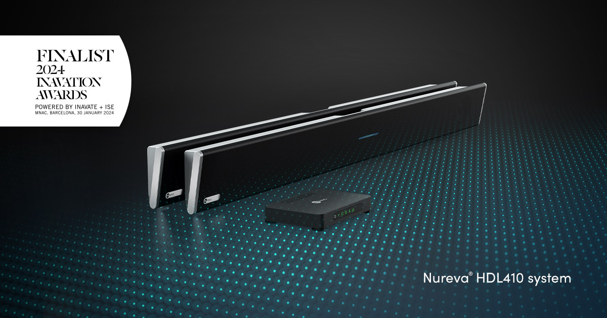 Nureva® HDL410 audio conferencing system named 2024 Inavation Awards finalist